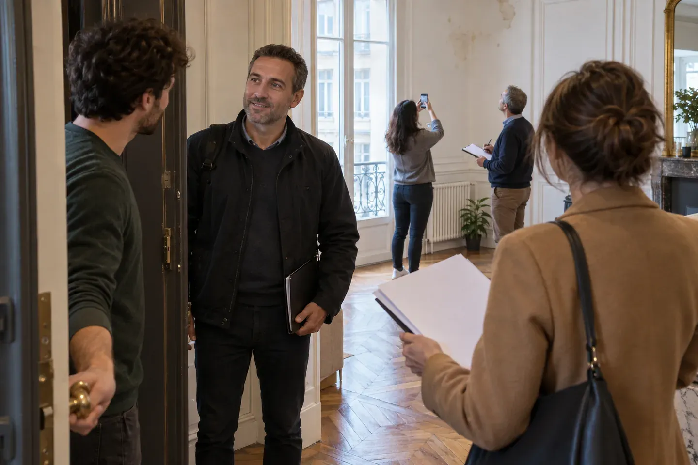 Scène de logement illustrant ce que les textes imposent