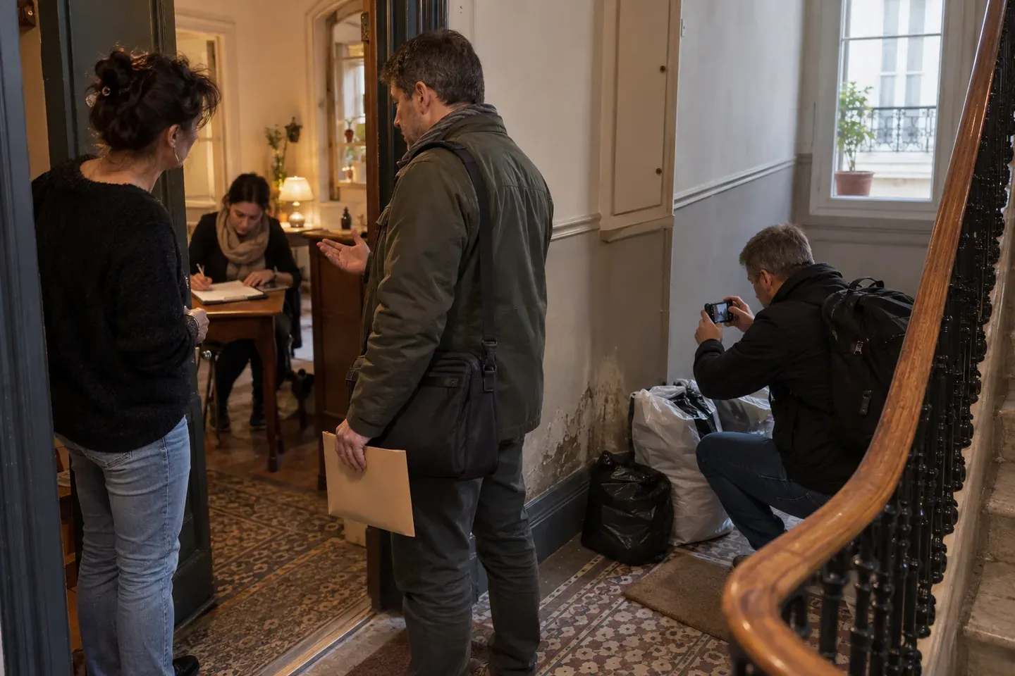 Scène de logement illustrant comment il est contrôlé et sanctionné