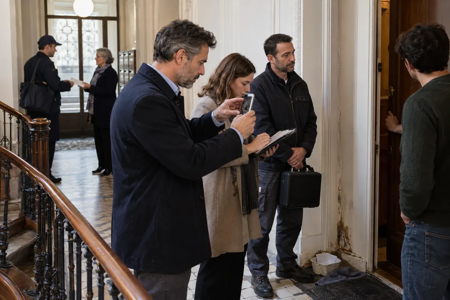 Scène de logement illustrant la voie judiciaire et son délai