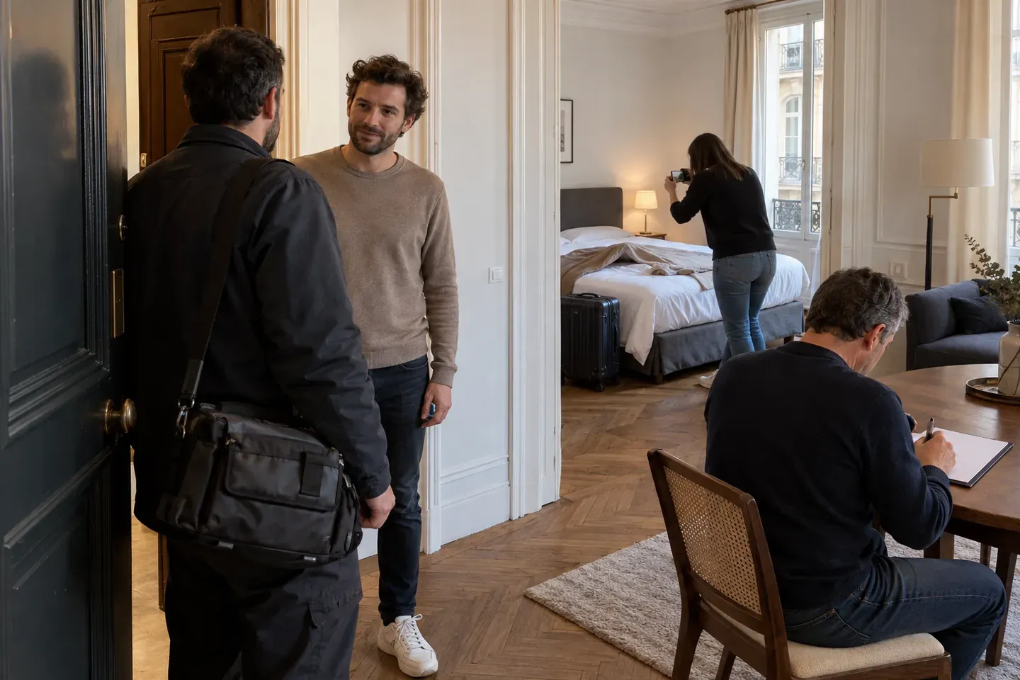 Scène de logement illustrant ce que la salubrité impose au loueur