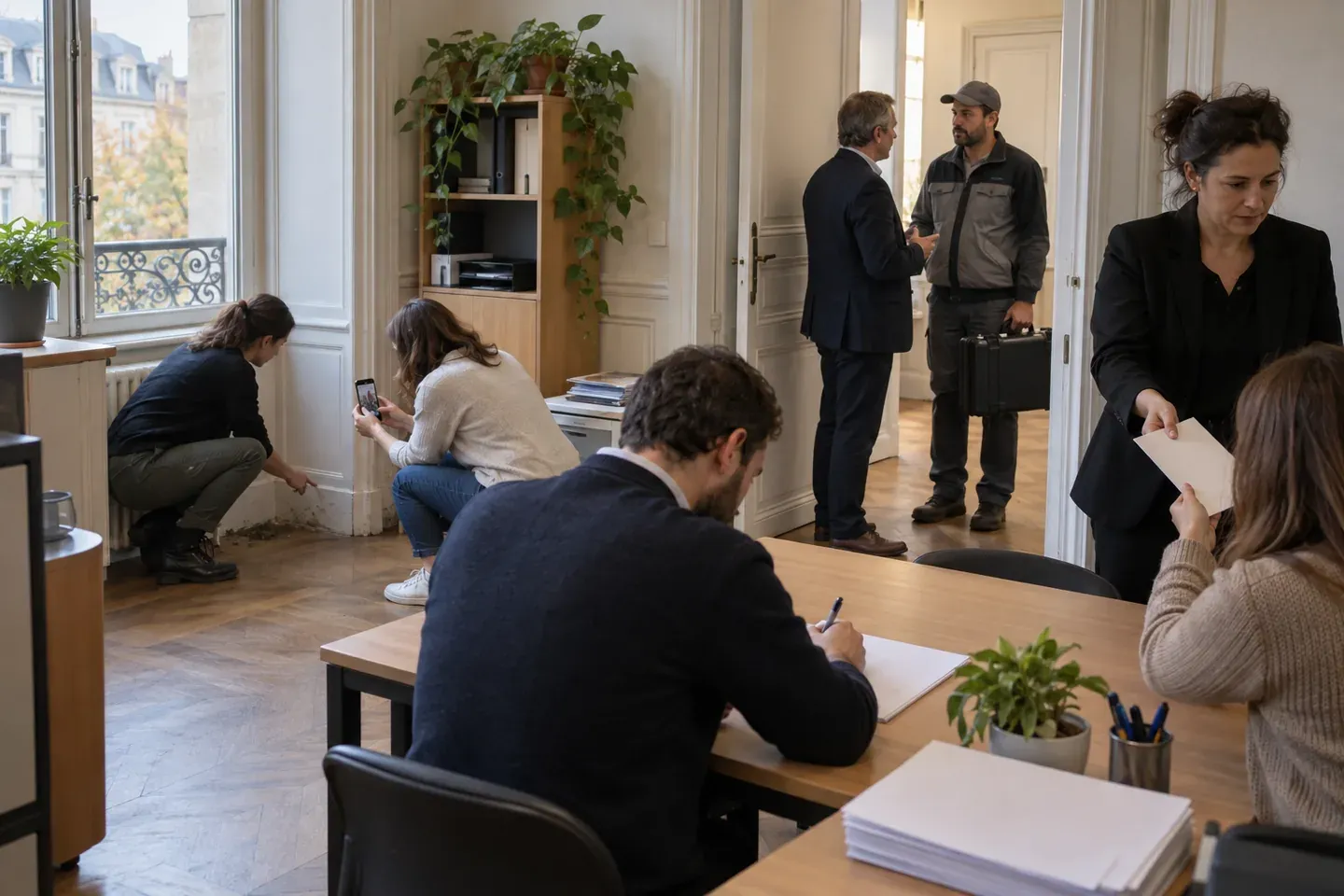 Scène de logement illustrant le droit de retrait et ses conditions réelles