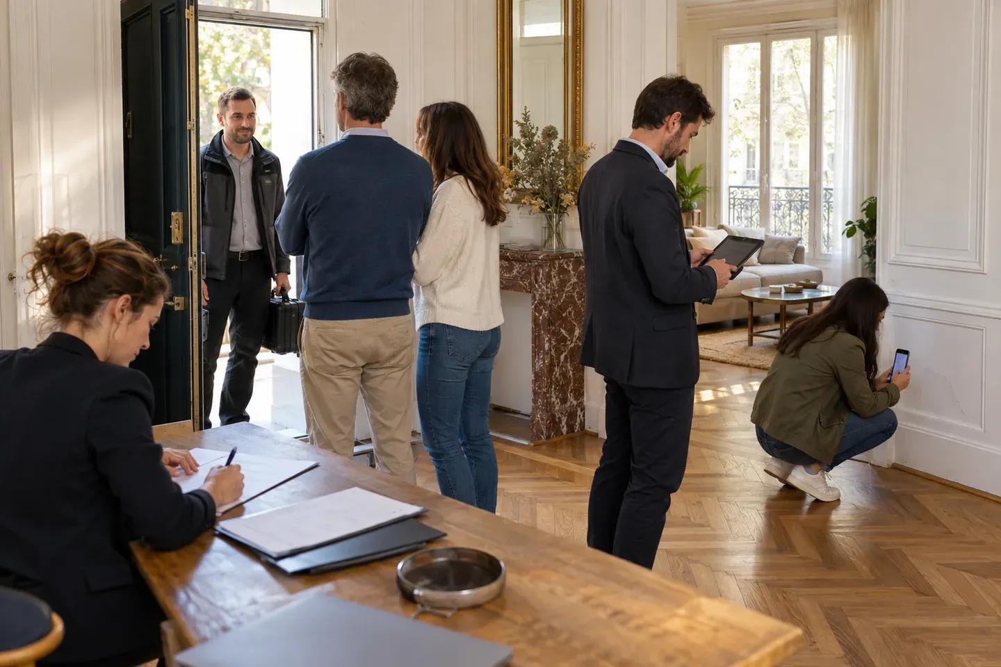 Scène de logement illustrant ce que les textes imposent